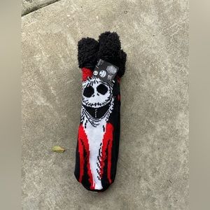 Jack Skellington Slipper Socks NWT